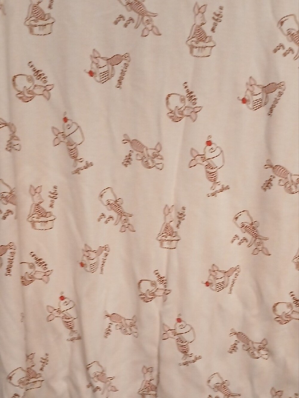 Disney Cream Long-Sleeve Henley Top with Brown Cupcake Print - Picture 6 of 9